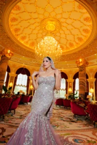 LILAC TUBE GOWN